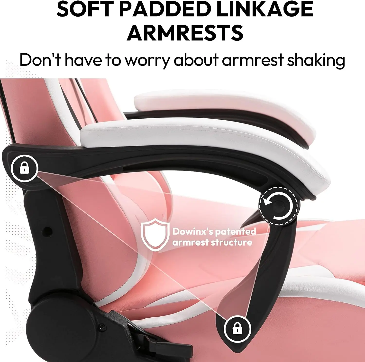 Dowinx Racing Series 6688-White&Pink - Image 5