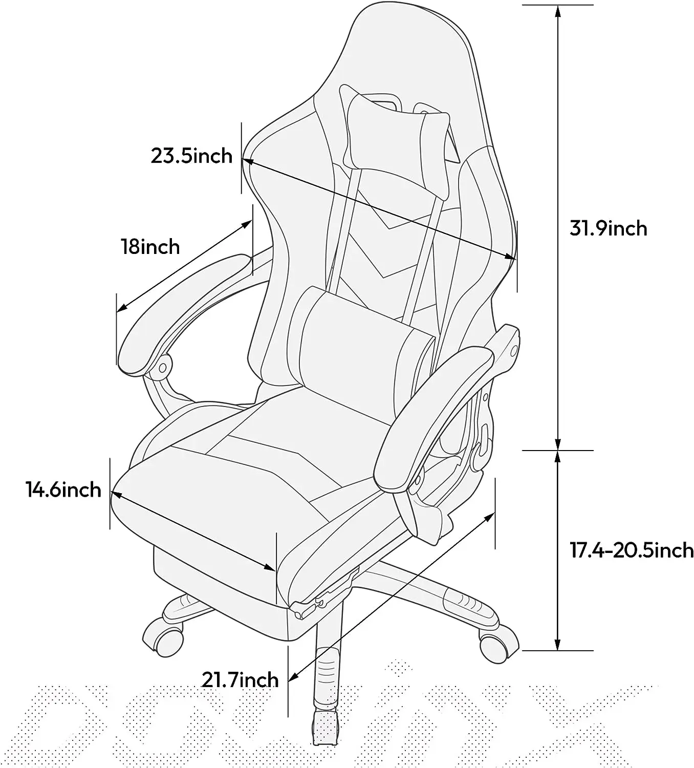 Dowinx Racing Series 6688-White&Pink - Image 8
