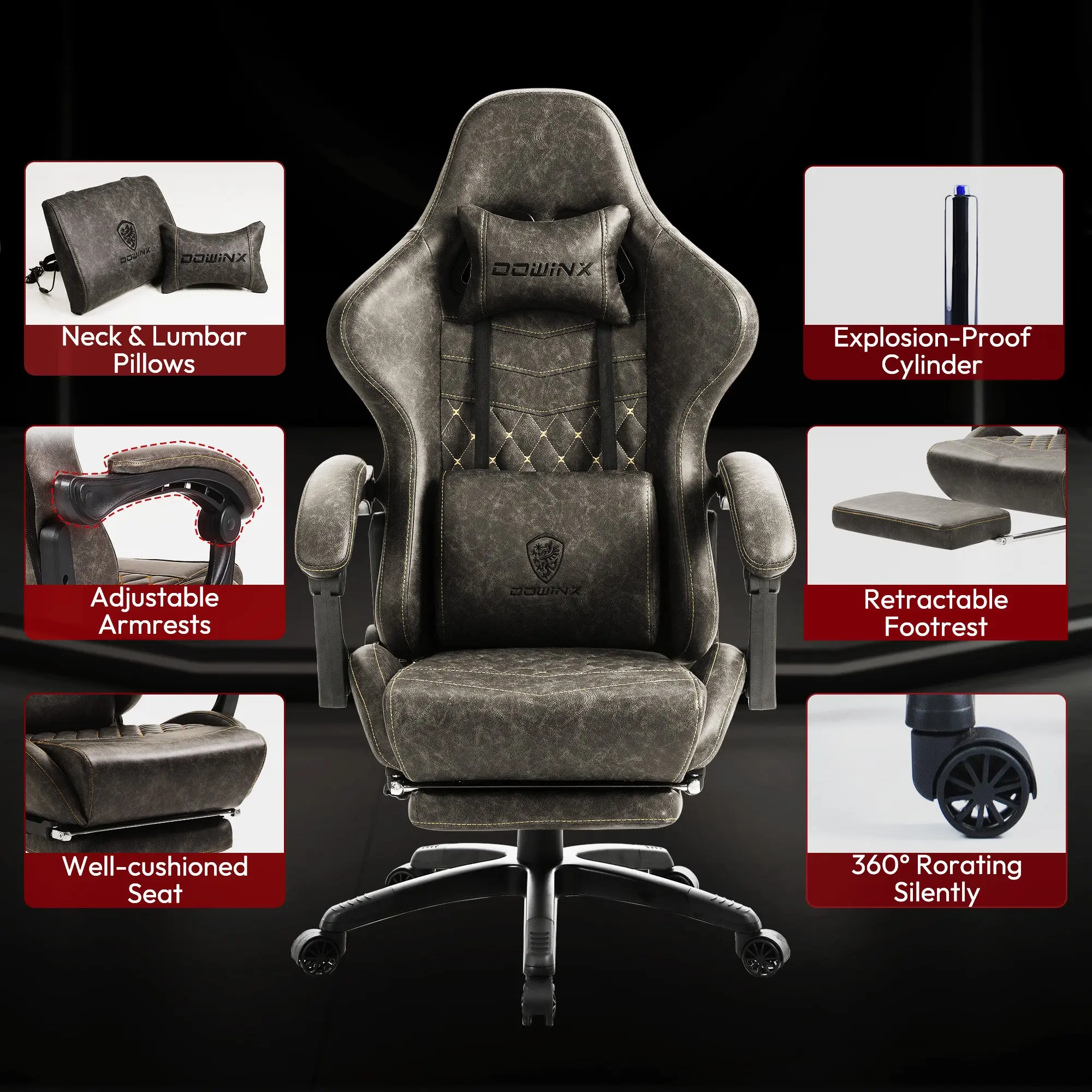 Dowinx Retro Series 6689-Brown - Image 5