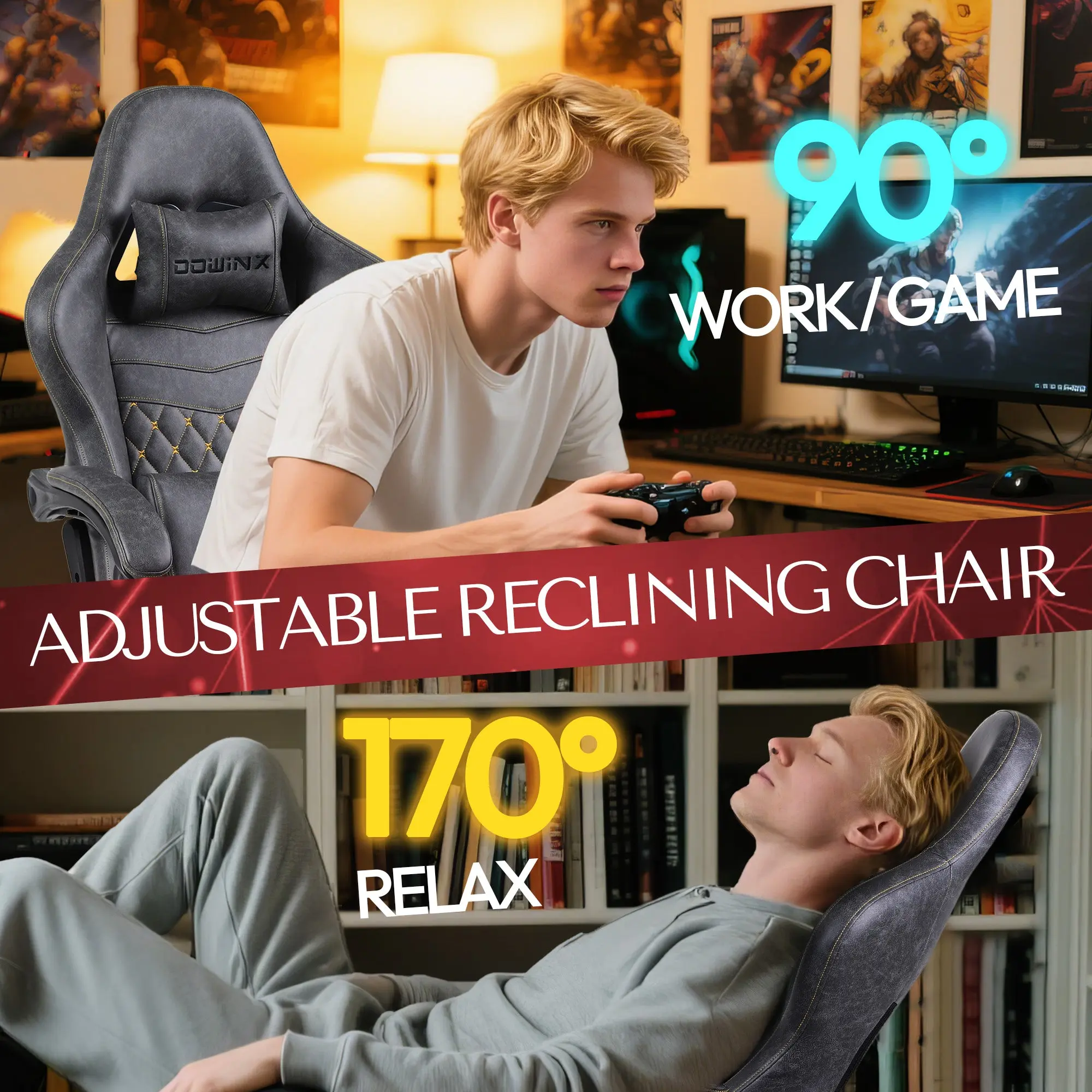 Dowinx Retro Series 6689-Light Grey - Image 7