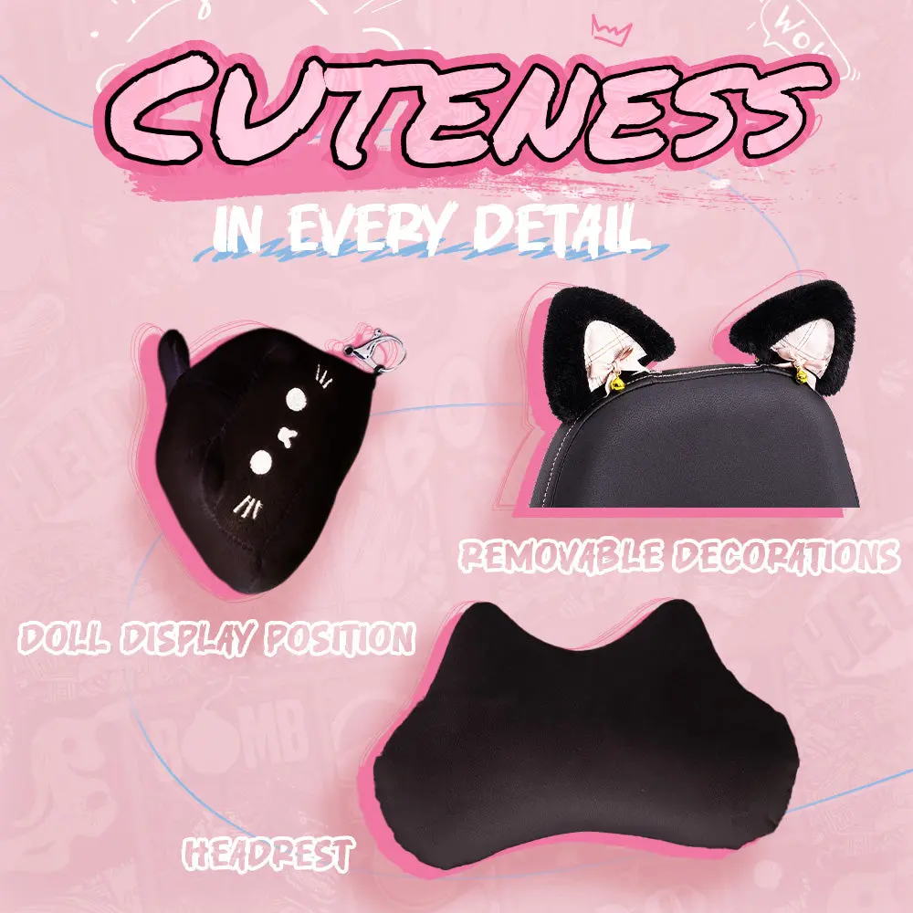 Dowinx Cute Series 6655-Black & Pink - Image 3