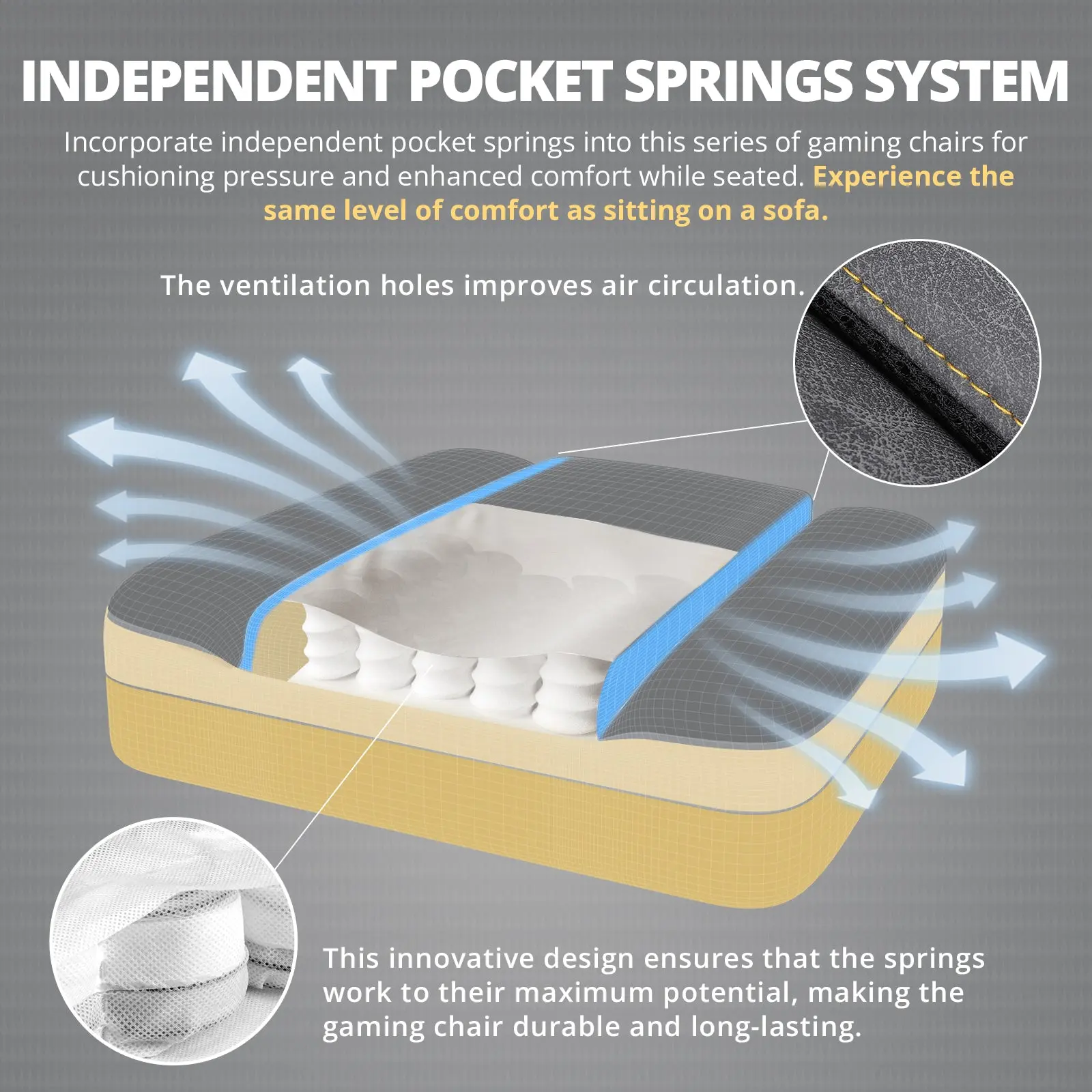 Dowinx Retro Series 6657A-Gray - Image 3