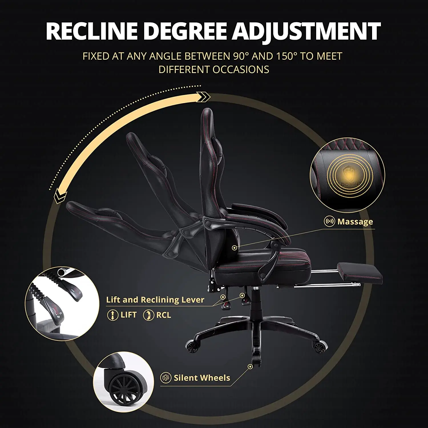 Dowinx Retro Series 6657A-Black - Image 3