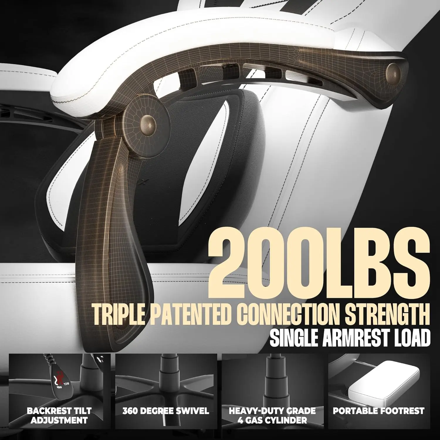 Heavy-Duty Series -MB30 White（PU） - Image 7