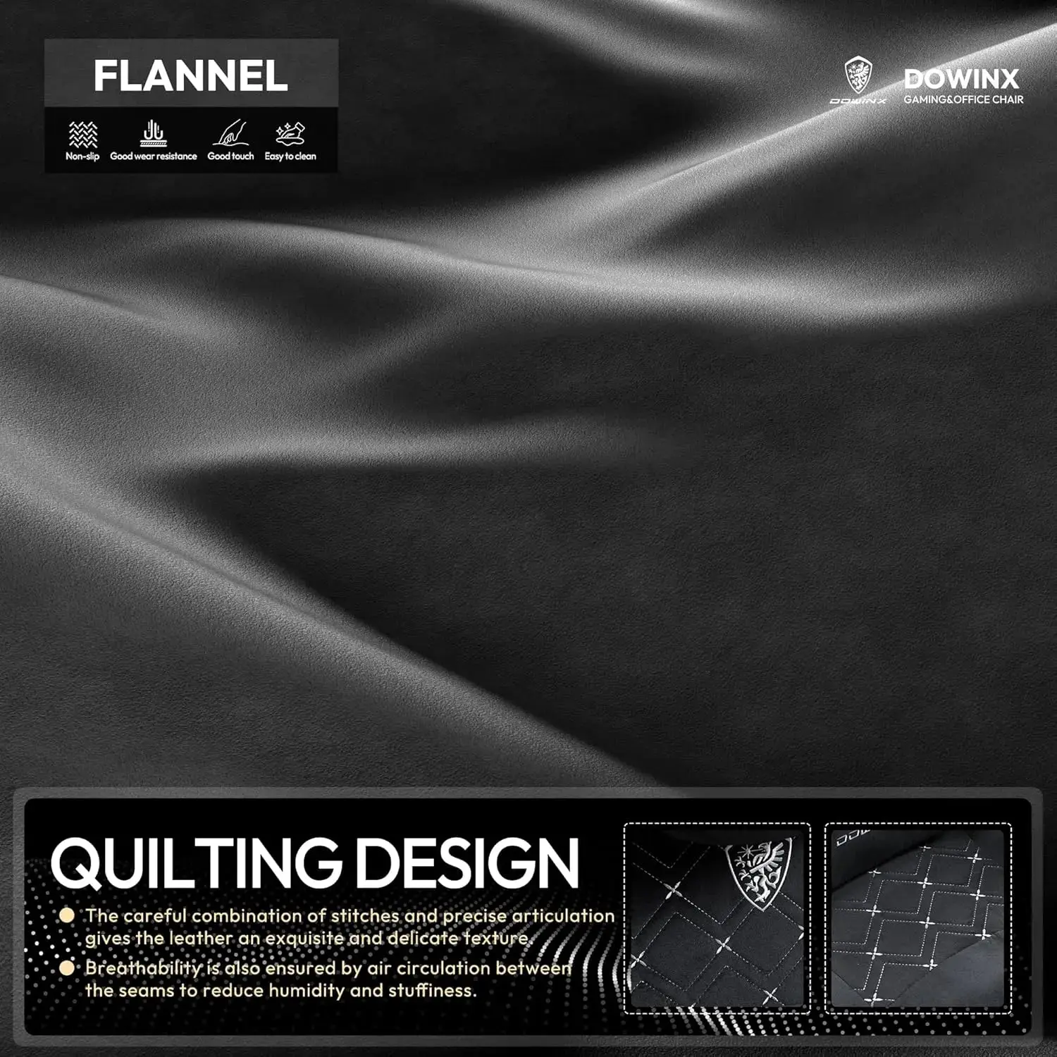 HEATED MASSAGE SERIES MB38 BLACK（Fabric） - Image 7