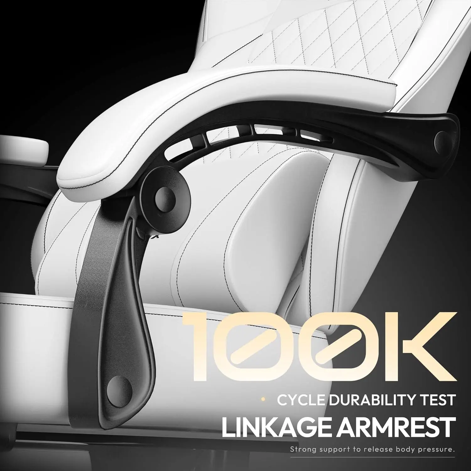 ERGONOMIC SERIES 6650-All White - Image 7