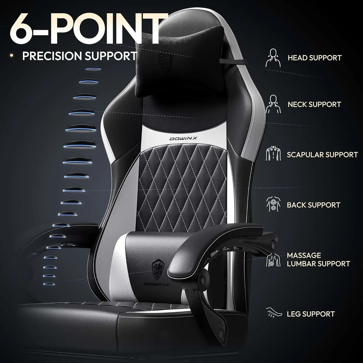 ERGONOMIC SERIES 6650A- New White - Image 5