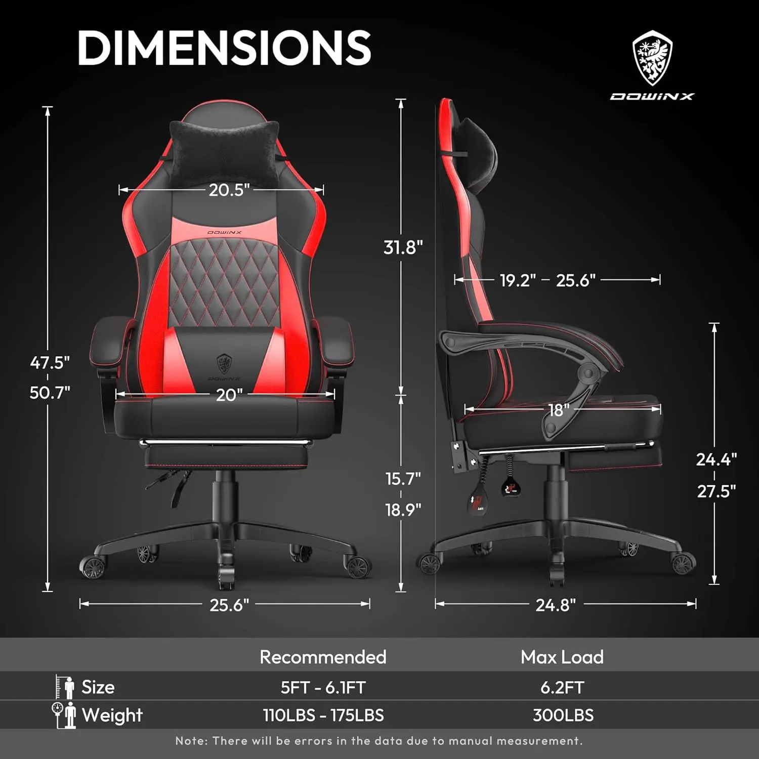 ERGONOMIC SERIES 6650A-Red New - Image 8
