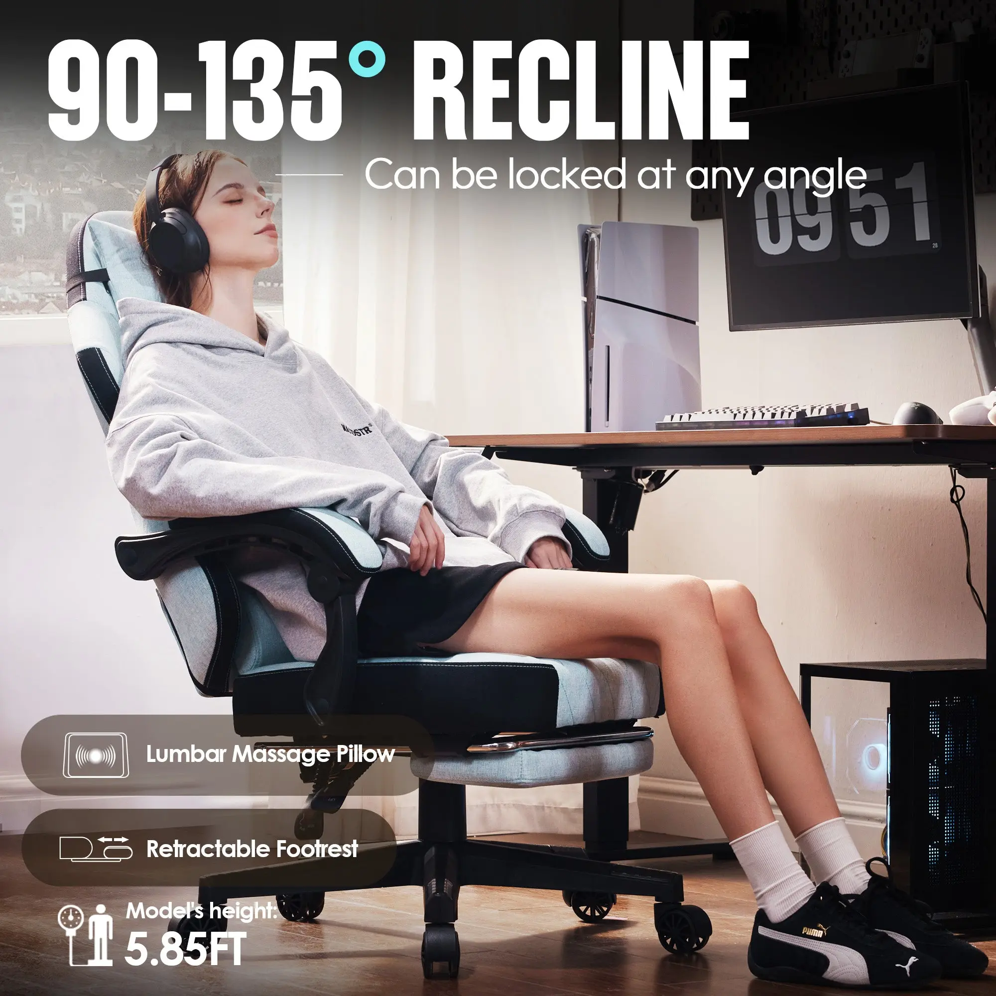 ERGONOMIC SERIES 6650F-Aqua - Image 6