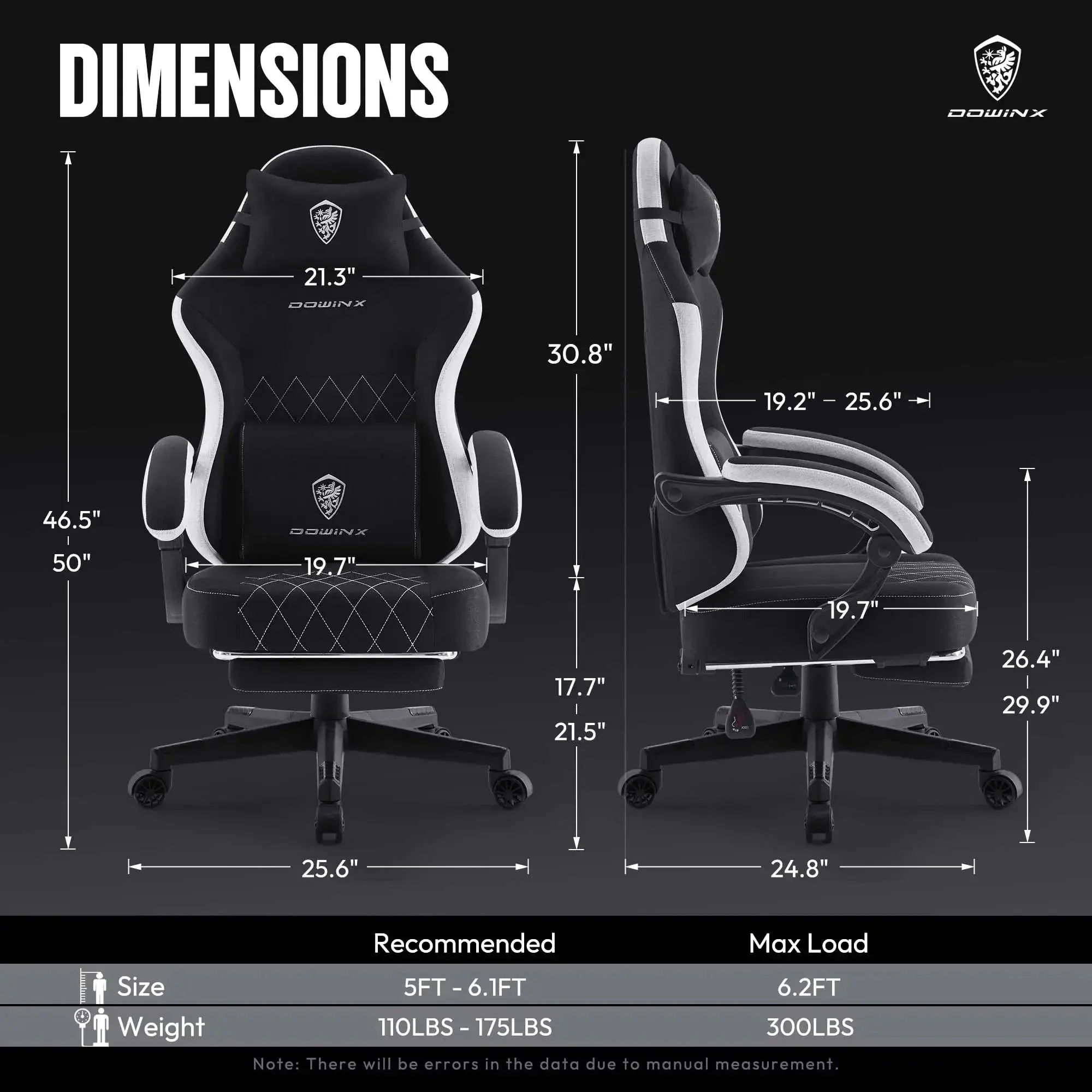 ERGONOMIC SERIES 6650F-Black - Image 3