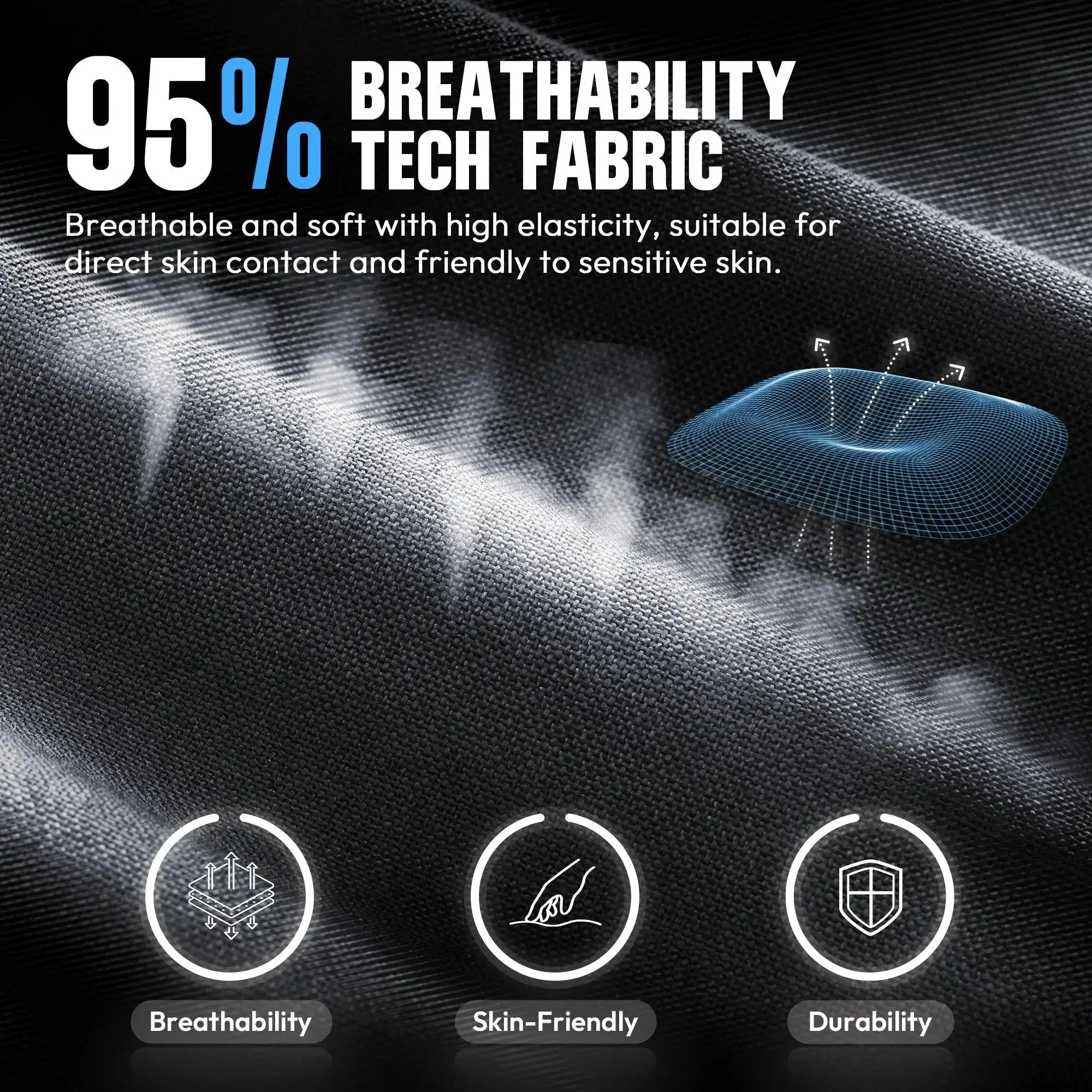 ERGONOMIC SERIES 6650F-Black - Image 4