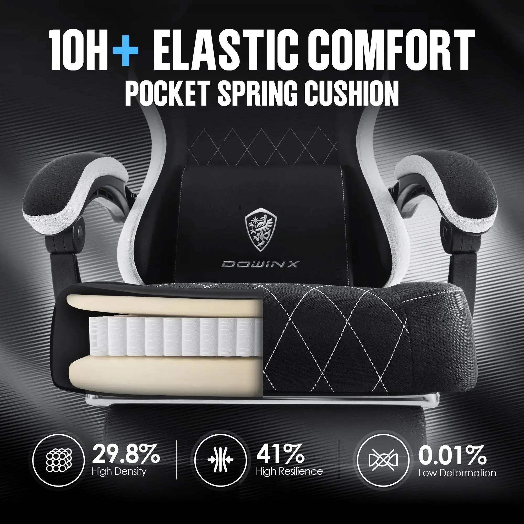 ERGONOMIC SERIES 6650F-Black - Image 5