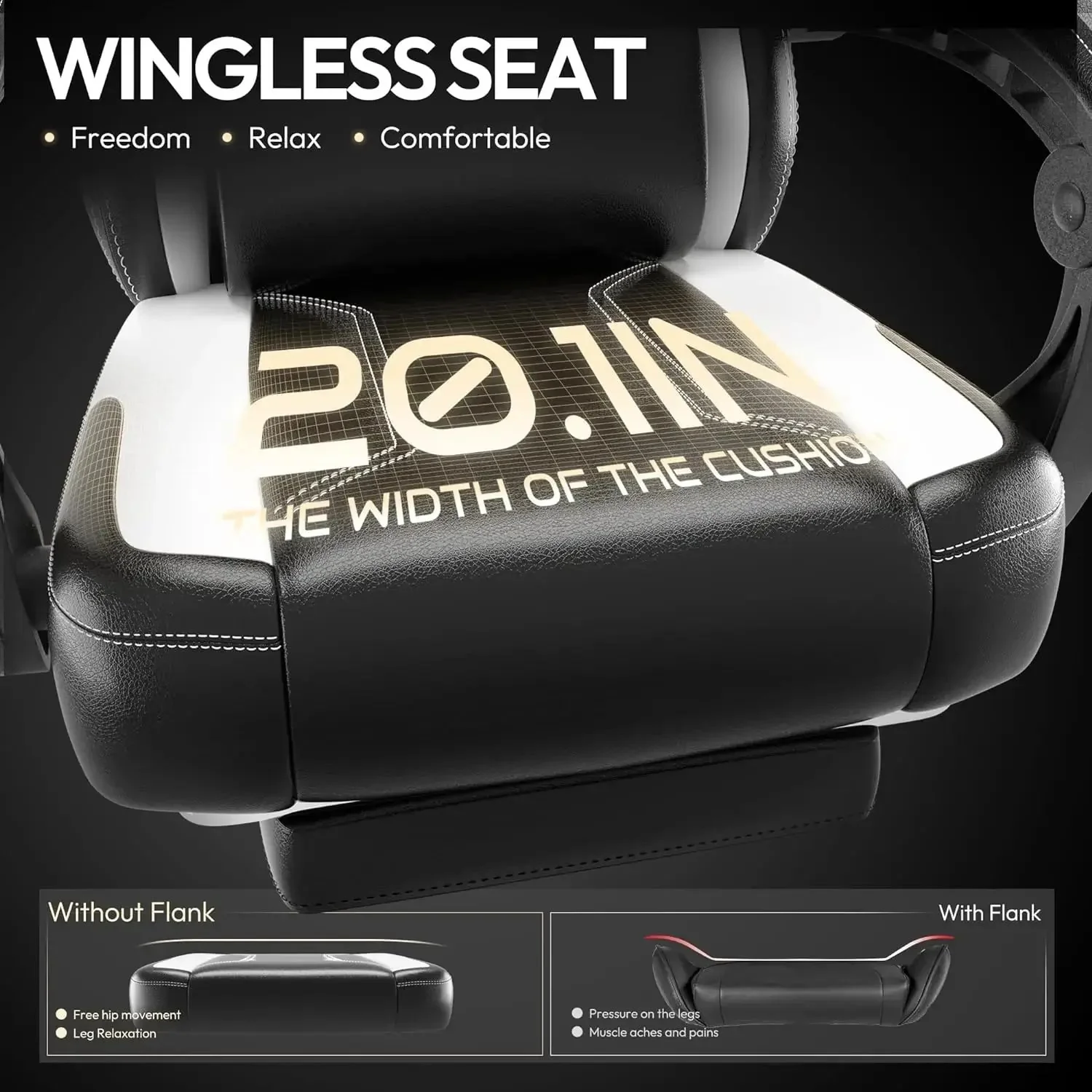 ERGONOMIC SERIES 6650-BLACK&WHITE - Image 7