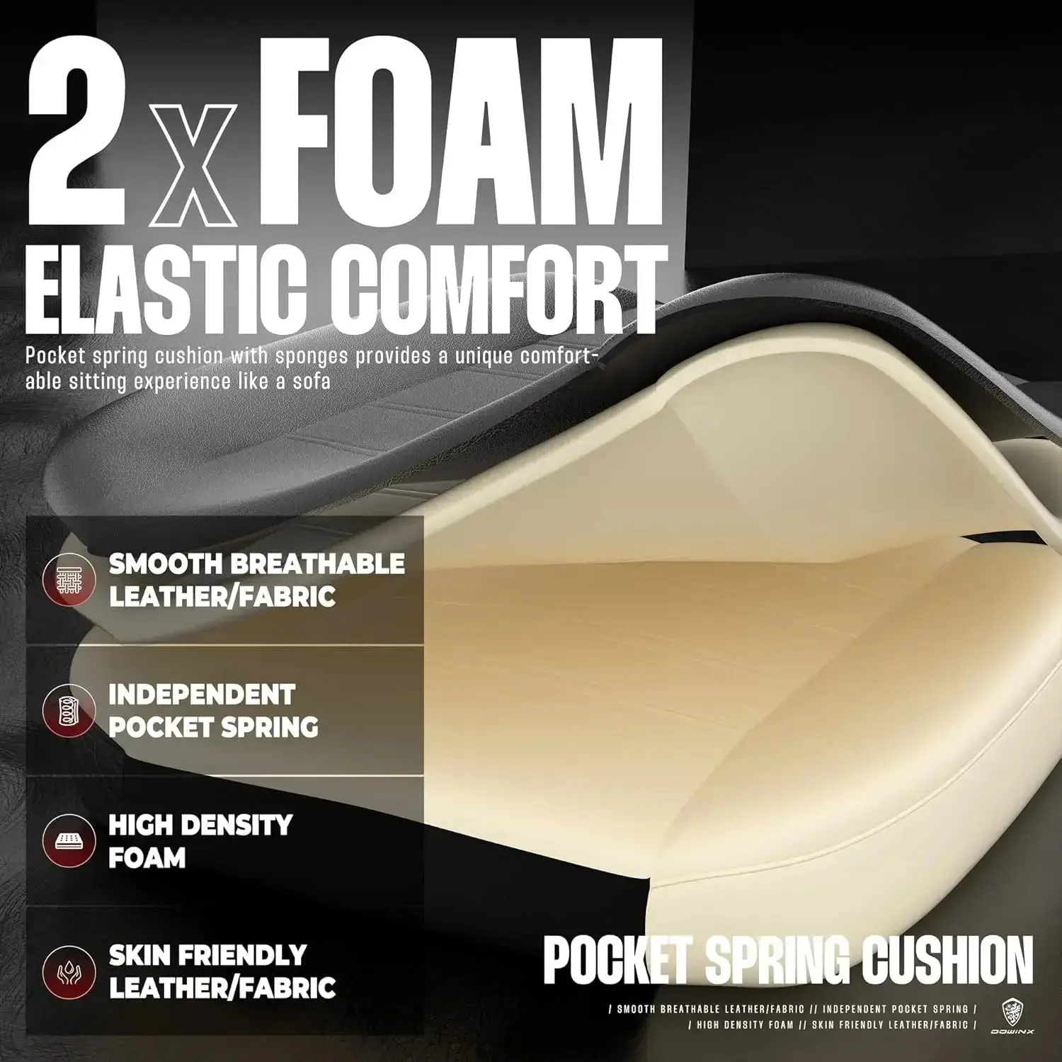 Heavy-Duty Series -MB33 Black（PU） - Image 4