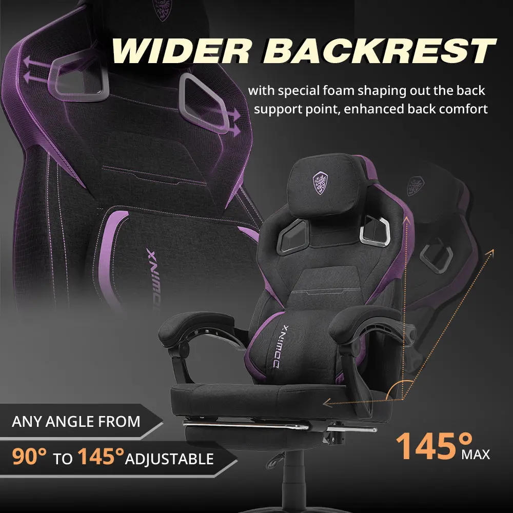 Heavy-Duty Series -MB33B Black Purple（Fabric) - Image 6