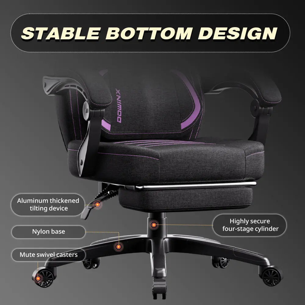 Heavy-Duty Series -MB33B Black Purple（Fabric) - Image 8