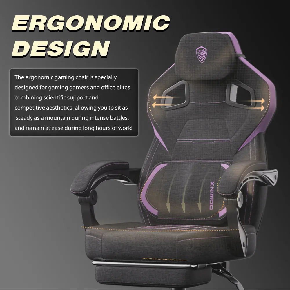 Heavy-Duty Series -MB33B Black Purple（Fabric) - Image 9