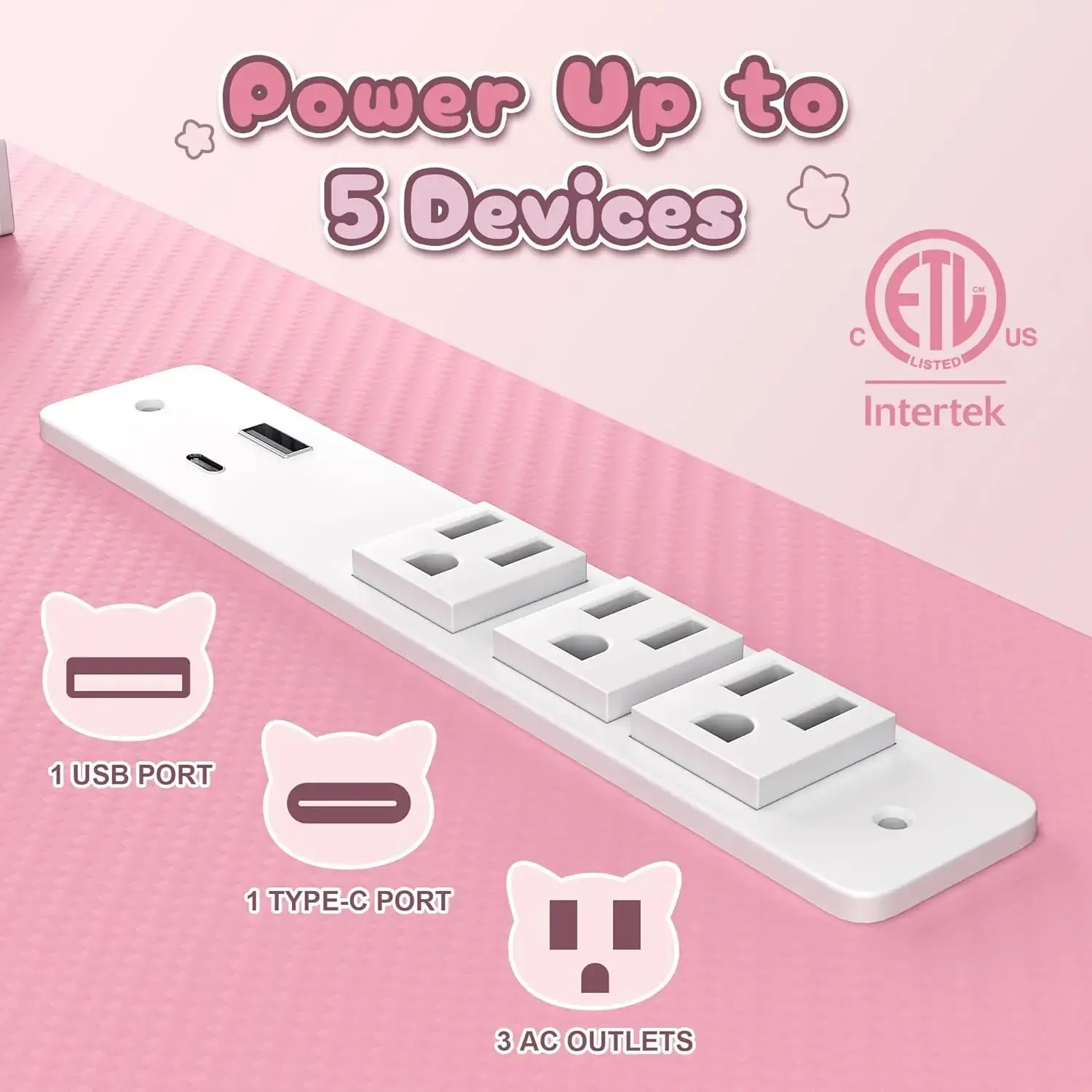 L-Shaped Gaming Desk Cute SERIES - Image 4